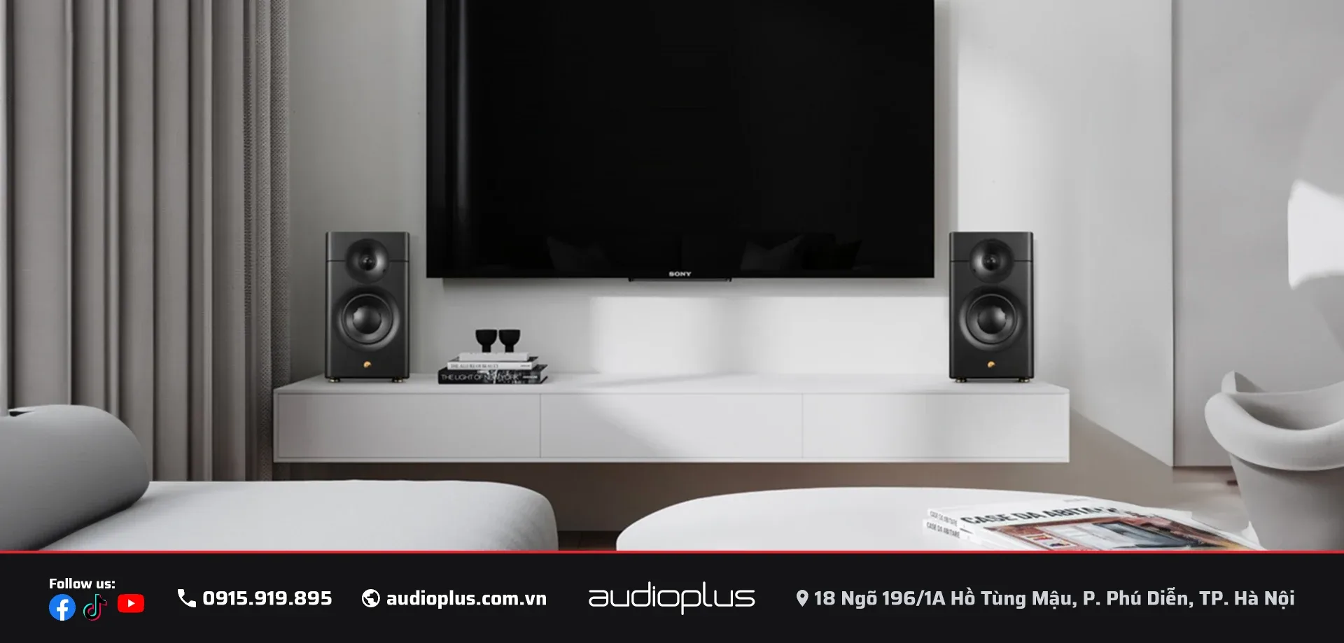 SWAN D3.1 MKII trong phòng khách hiện đại
