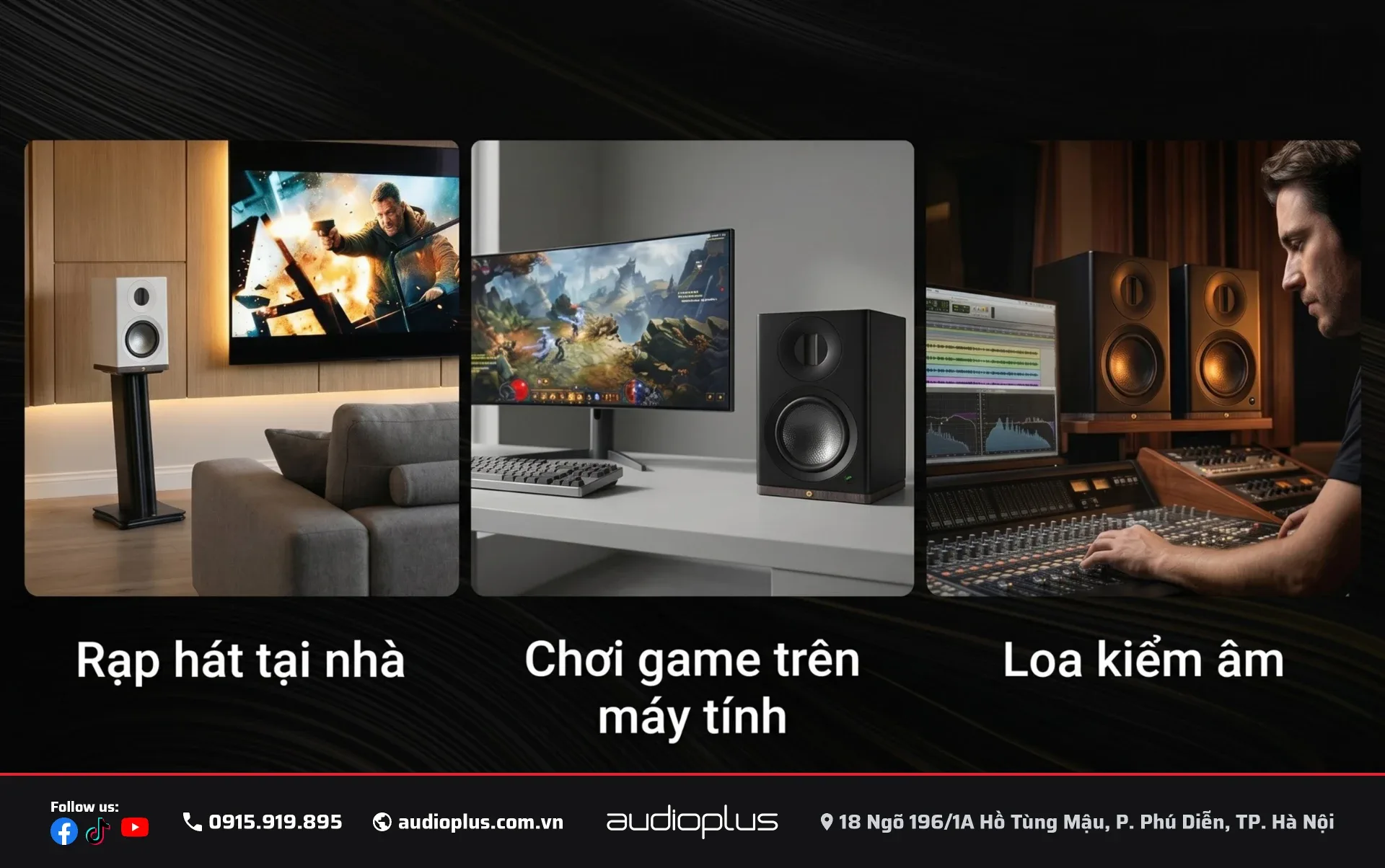 SWAN Dazzle Prime dùng cho rạp hát tại nhà, chơi game máy tính và loa kiểm âm