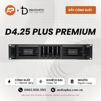 Cục đẩy công suất DBACOUSTIC D4.25 Plus PREMIUM