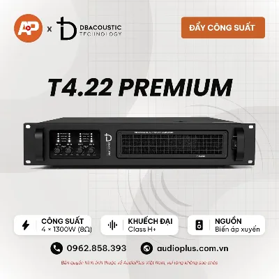Cục đẩy công suất DBACOUSTIC T4.22 PREMIUM