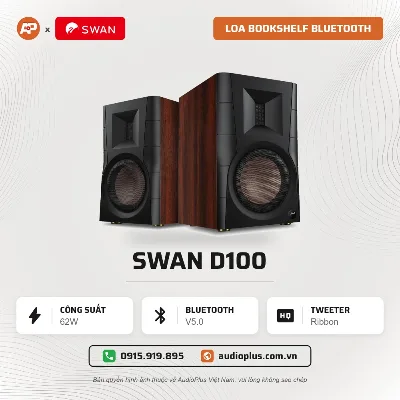 Loa Bookshelf Bluetooth SWAN D100