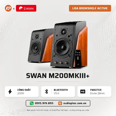 Loa Bookshelf Active SWAN M200MKIII+