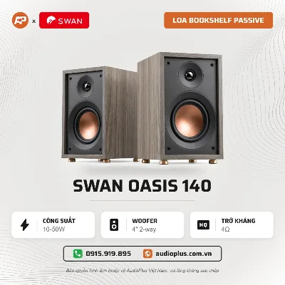 Loa Bookshelf Passive SWAN Oasis 140